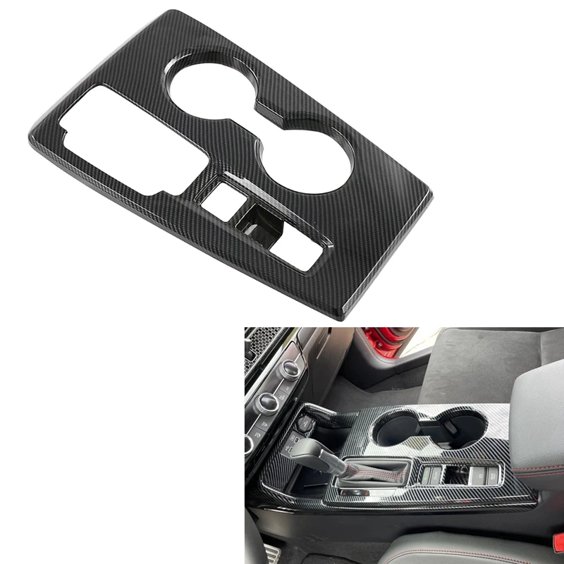 

Car Carbon Fiber Central Gear Panel Control Panel Decal Interior Modification for Honda Civic 11Th 2021-2022