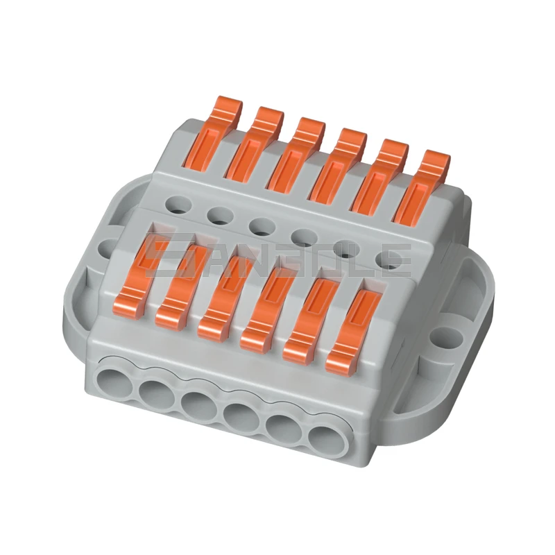 PCT Series двухрядные клеммные блоки фиксированного типа 2/3/4/5/6/8/10/12P разъем для
