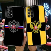 russia russian flags phone case hull for samsung galaxy a70 a50 a51 a71 a52 a40 a30 a31 a90 a20e 5g s black shell art cell cove