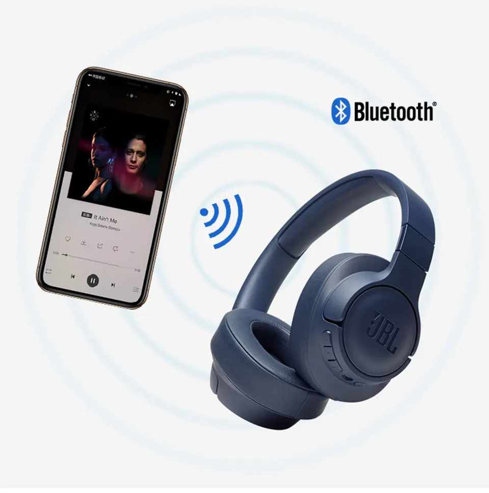 Оригинальные беспроводные Bluetooth-наушники JBL TUNE 750BTNC с микрофоном шумоподавляющие