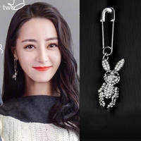 2021 trendy fashion new dilraba same you are my glory micro inlaid rabbit women earrings exquisite all match beautiful earrings