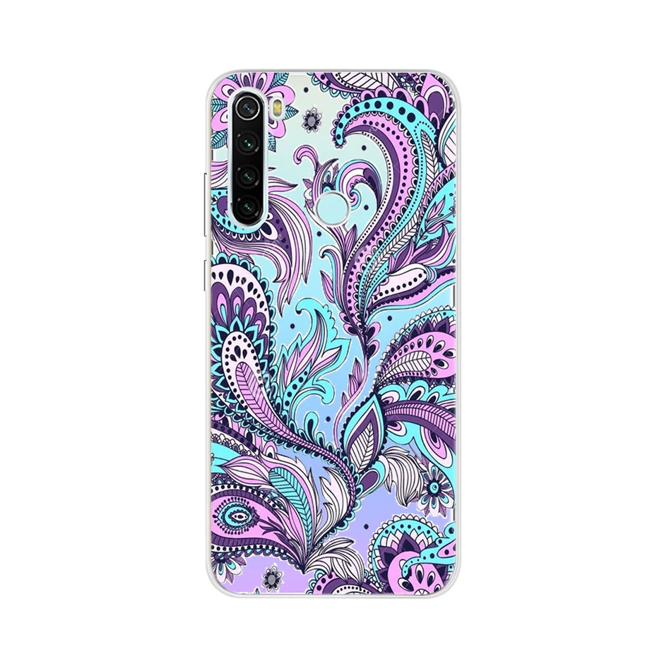 Для Xiaomi Redmi note 8 чехол силиконовый мягкий ТПУ чехол для телефона для Xiaomi Redmi note 8t 8 pro 6,3 задний Чехол, Fundas Coque bumper - Цвет: Слоновая кость