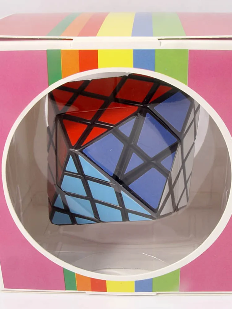 

DianSheng 8-corner-only Octagonal 4x4 cubo magico Strange Shape Magic Cube Puzzle Toys for Kids happy cherry maze Boys Toys