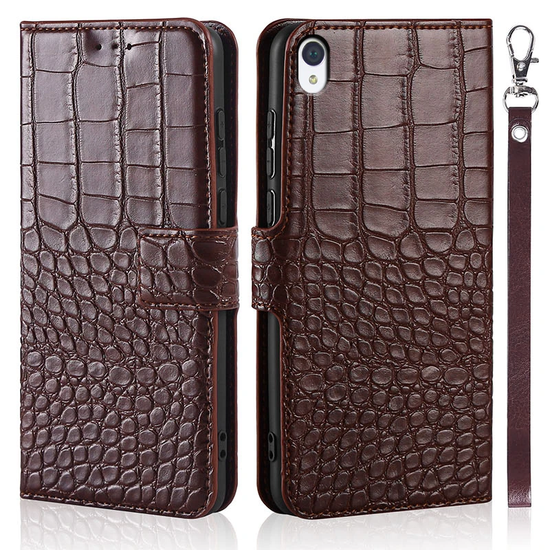 

Чехол для телефона Sony Xperia Z1 L39H C6902 C6903 C6906, чехол-бумажник с крокодиловой текстурой, кожаный чехол-книжка, чехол для телефона с