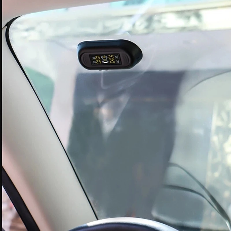 

Car Tire Gauges Pressure Monitoring System TPMS Vehicle Wireless Digital LCD Display Auto Security Tyre Alarm Systems For Auto