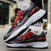 trend style men casual shoes 2021 new fashion breathable mesh light personality sneakers flying weaving tenis masculino shoes