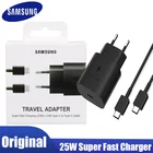 Оригинальное зарядное устройство Samsung S21 S20 5G 25 Вт, быстрая зарядка Usb Type C Pd PPS, быстрая зарядка ЕС для Galaxy Note 20 Ultra 10