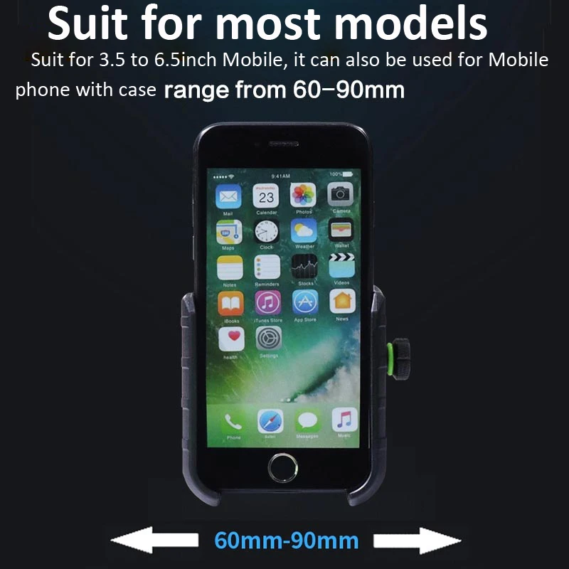 

Motorcycle Phone Holder Wireless Charger Mount for iPhone 11 8 X Samsung 15W Fast Wireless Charging Mobile Phone Stand Holder