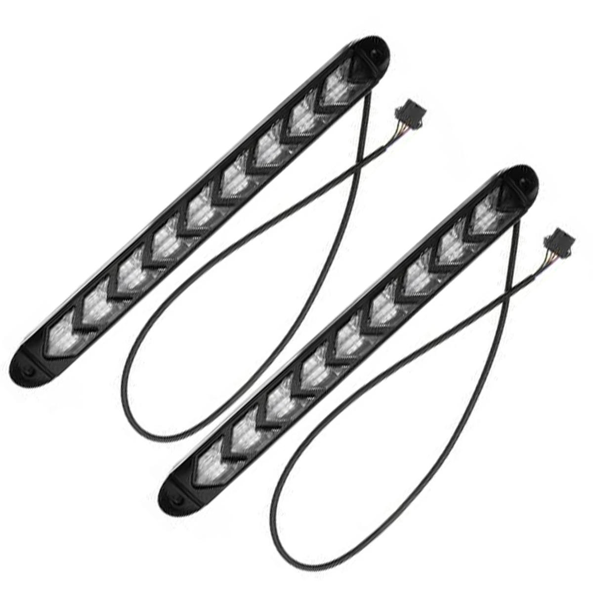 2 шт. 12 В автомобисветильник водонепроницаемая гибкая дневная подсветка DRL 3030 лм