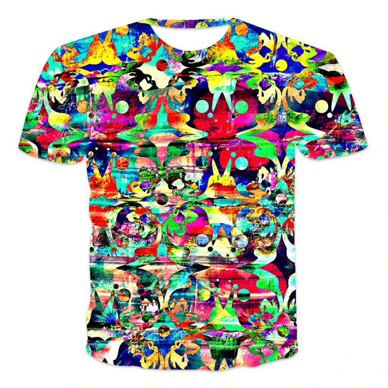 

Футболка мужская, в стиле хип-хоп, с абстрактным рисунком