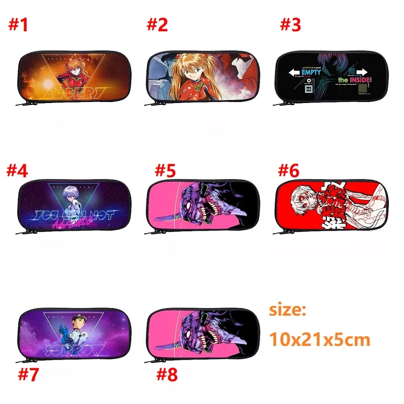 

Evangelion Cute Pencil Case School Stationery Box Plastic Cartoons Pencil Cases for Kids Pen Case Gifts Student Pen Box Kawaii