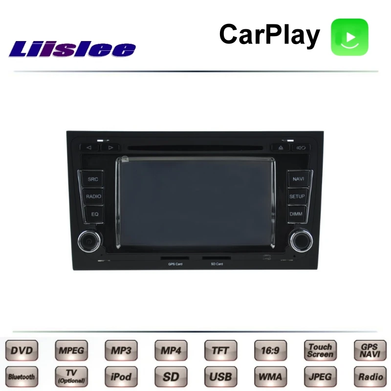 Для Audi A4 B7 8E 8H 2004 ~ 2009 Автомобильный мультимедийный ТВ DVD GPS Радио Carplay оригинальный