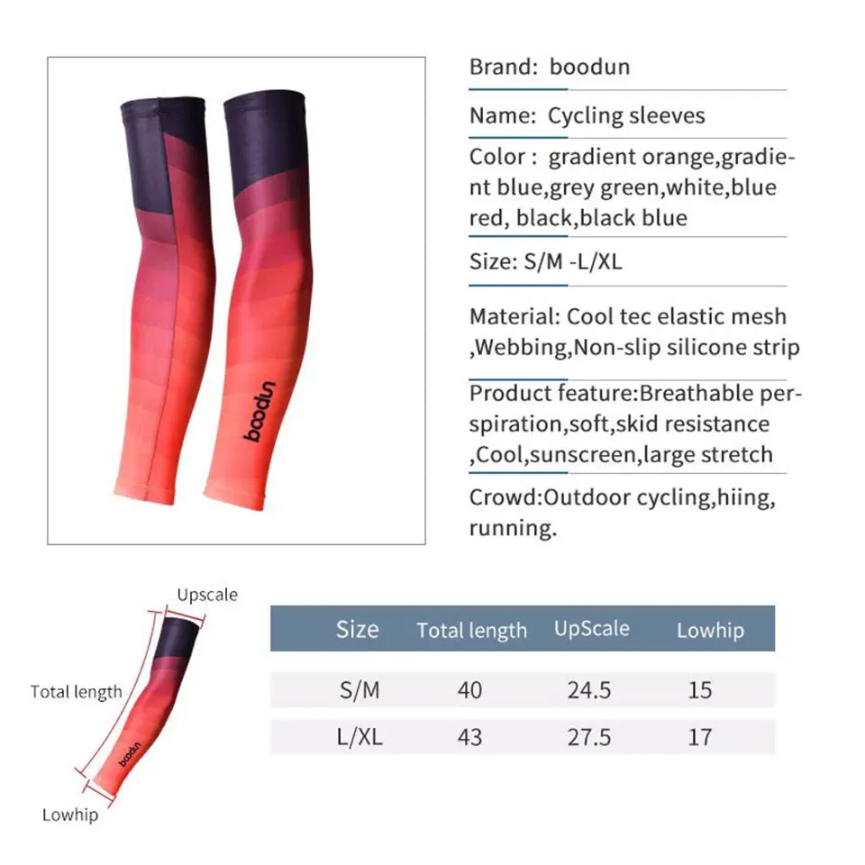 Езда на велосипеде рукав солнцезащитный крем Спорт открытом воздухе рукава для