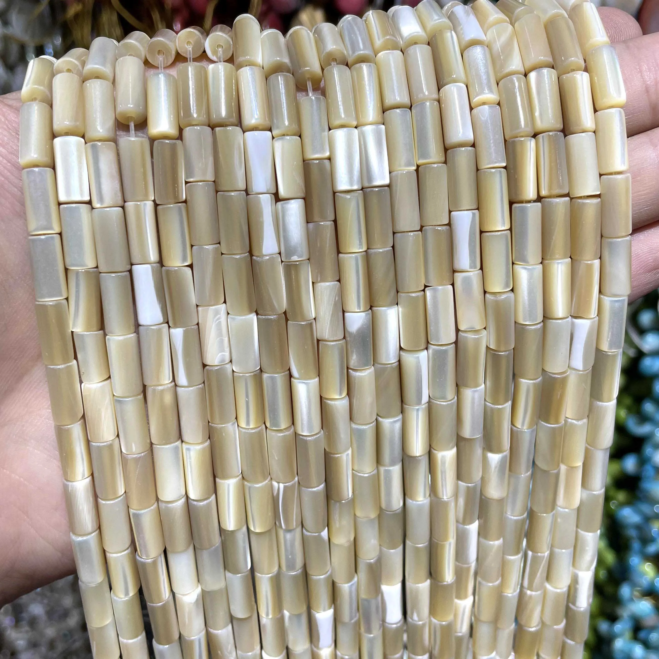 Натуральные бусины-разделители для изготовления ювелирных изделий своими