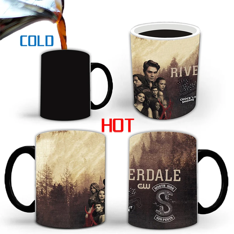 

1Pcs 350ml New Cups and Mugs Ceramic Mug Coffee Cups Milk Mug Color Changing Mug Tea Cups Gift for Friends Lovers