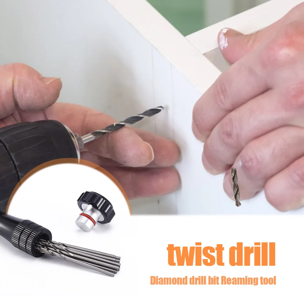 

Mini Micro Aluminum Hand Drill Set with Keyless Chuck +46pcs Twist Drill Bit+Tweezers Woodworking Drilling Rotary Tools for Wood