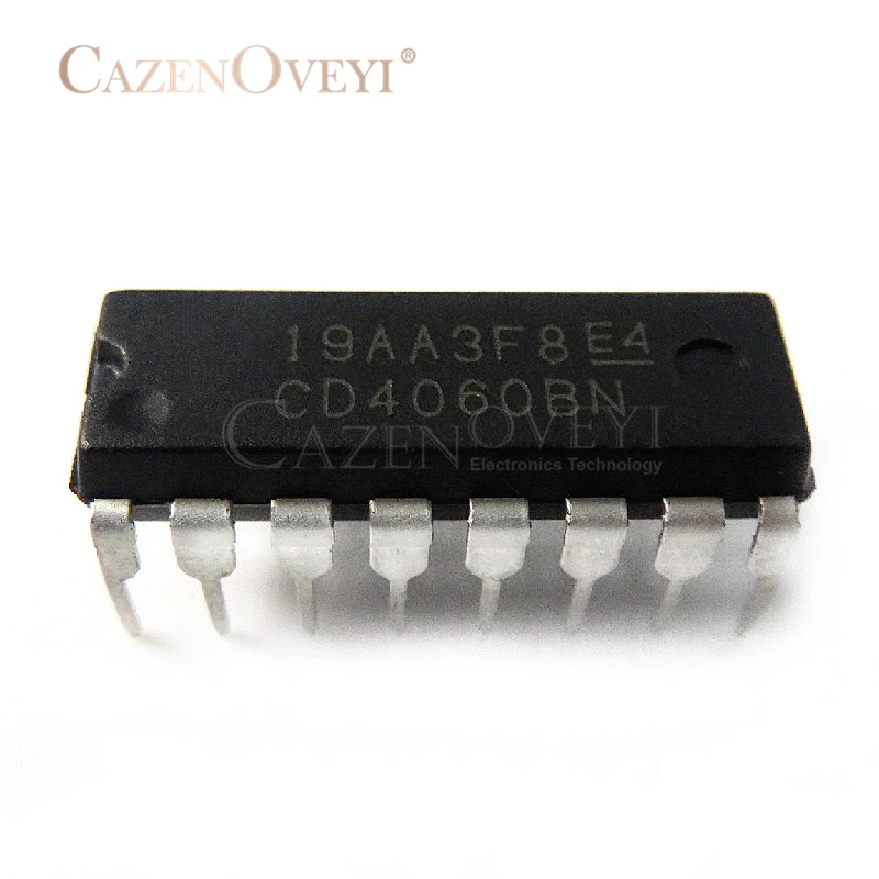 10 шт./лот CD4060BE CD4060 4060 Ripple Carry бинарный счетчик IC DIP-16 pin в наличии с низкой мощностью