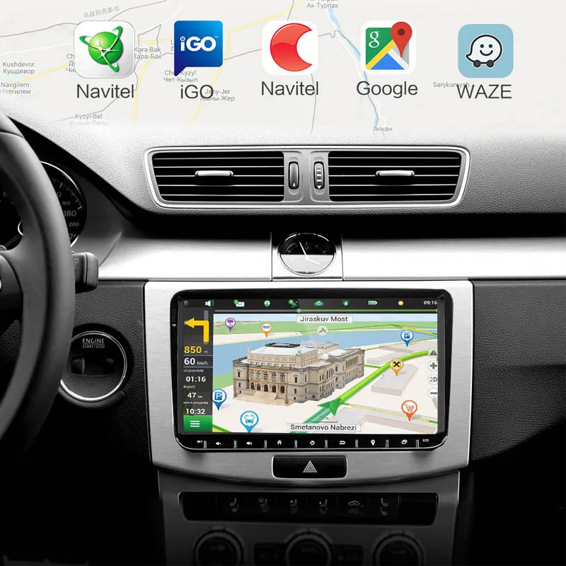 Android 9 0 gps 2 Din авторадио радио Автомобильный мультимедийный плеер для