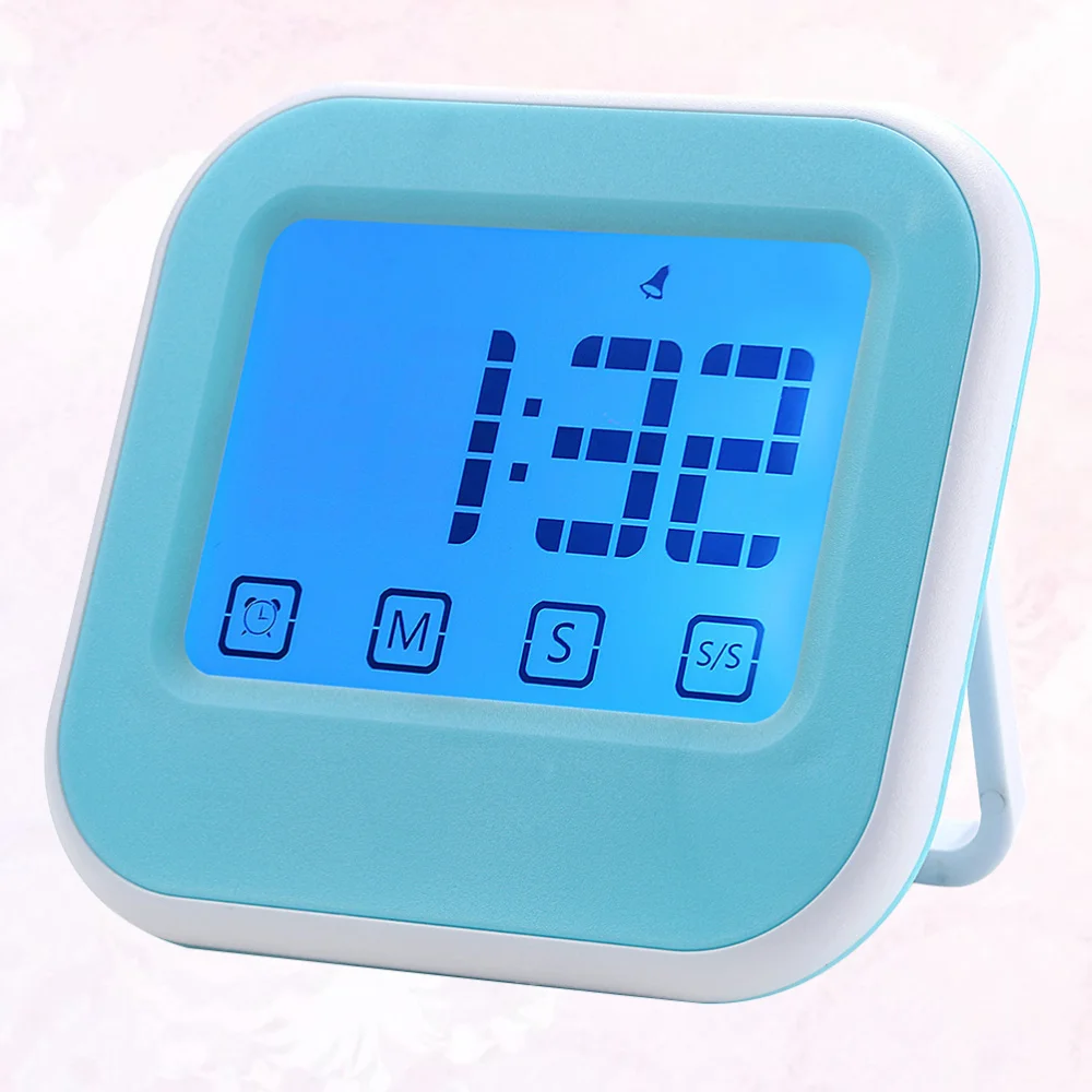 Полезный цифровой таймер Портативный будильник креативный сенсорный экран часы