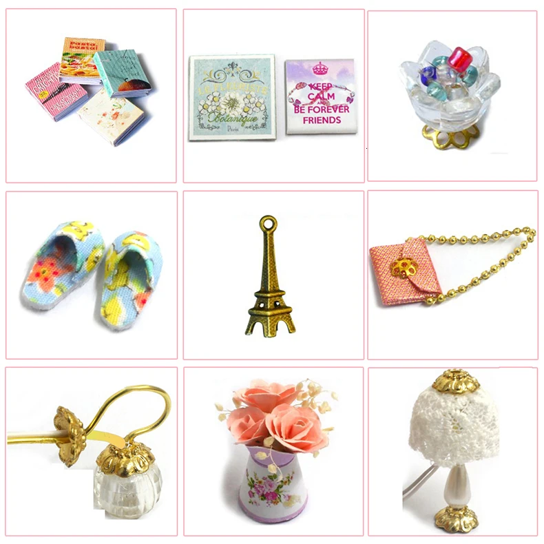 Кукольный дом мебель Diy Миниатюрный 3D Деревянный Miniaturas кукольный домик игрушки для детей подарки на день рождения Каса дневник котенка куклы