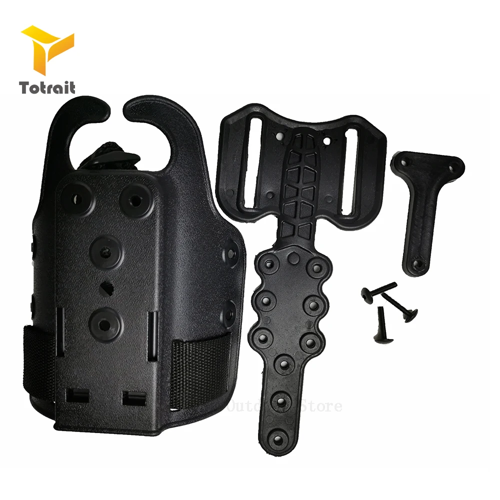

TOtrait New Tactical Hunting Single Strap Drop Leg Gun Holster Platform Safariland Glock17/19/22/M9/1911 Holster Platform