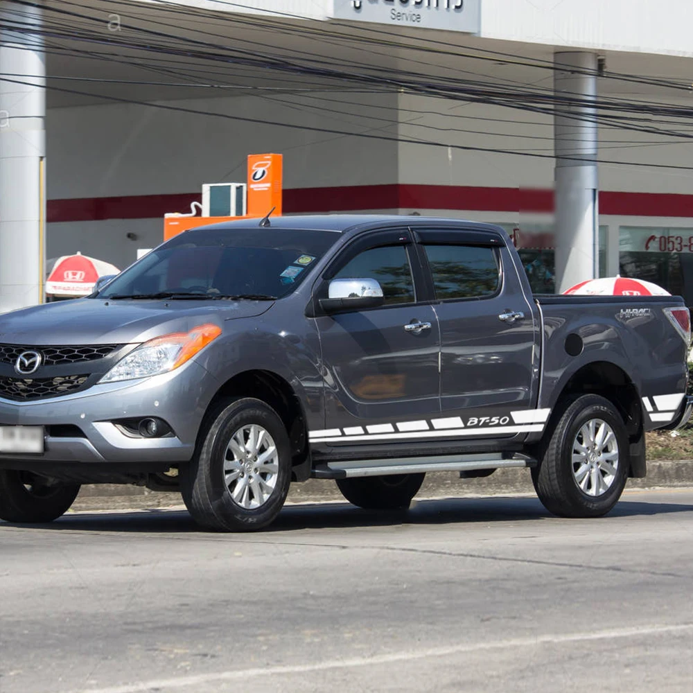2 шт. градиентные виниловые наклейки для боковой двери MAZADA BT-50 2012 | Автомобили и