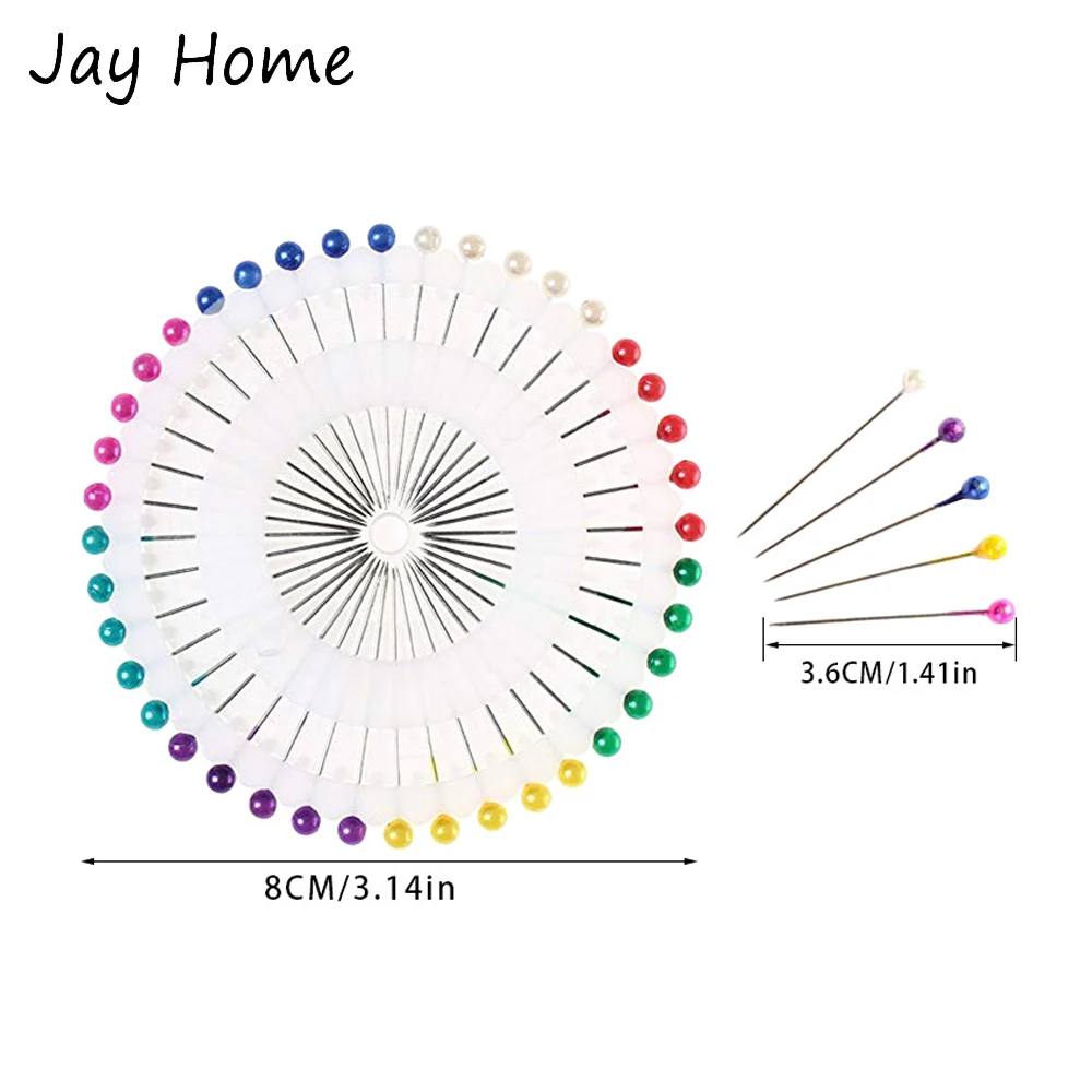 200/40Pcs Multicolor Straight Pins Quilting Pearl Head Sewing for Dressmaking Jewelry Crafts Making Supplies |