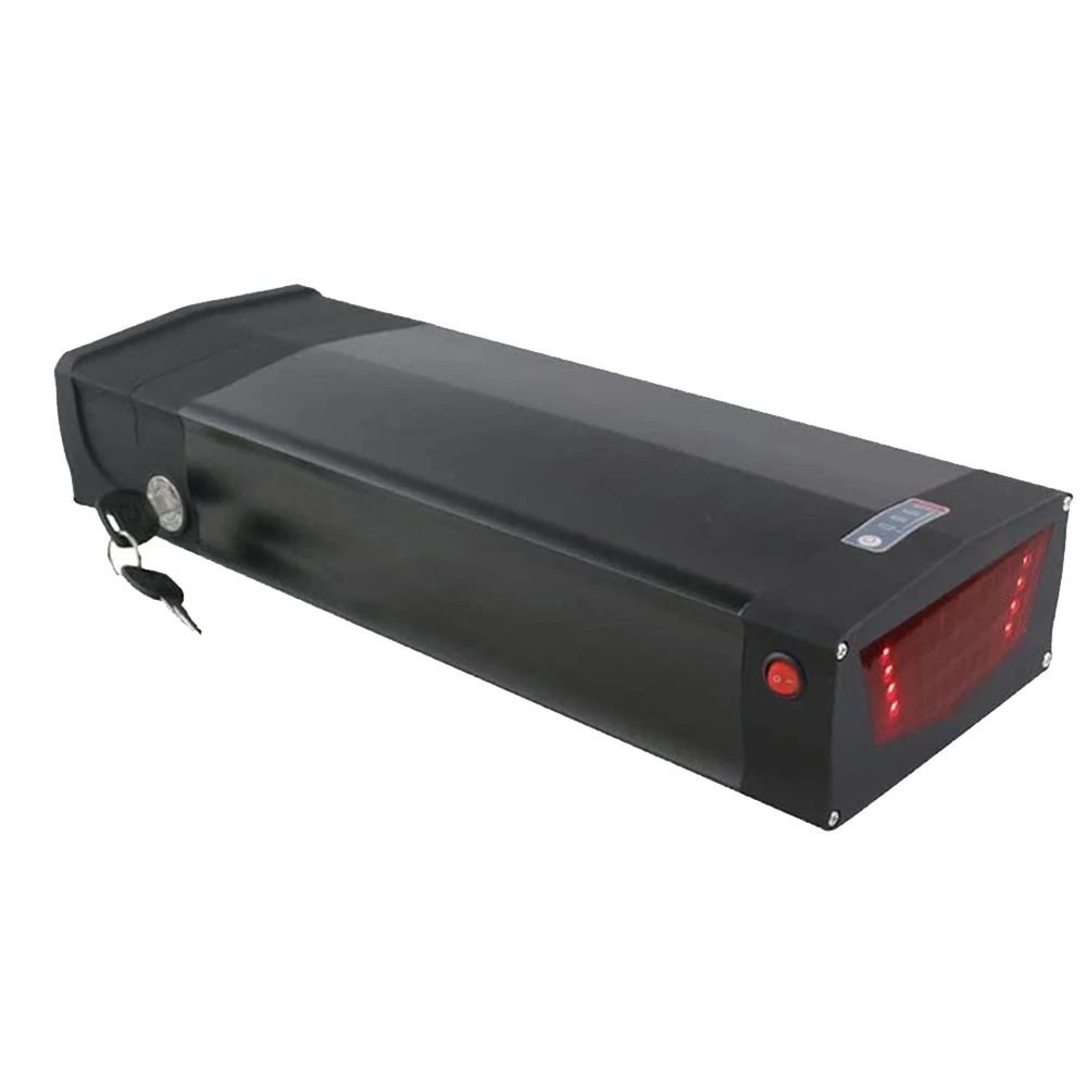 Задняя стойка большой емкости чехол для аккумулятора ebike 117 шт. 18650 ячеек 48 В