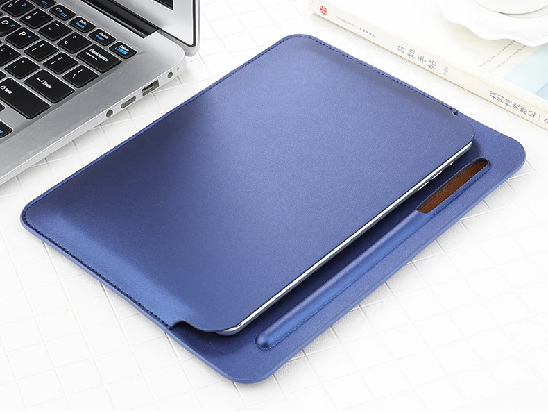 Чехол с карманом для Ipad Mini 1 5 сумка с пеналом чехол для нового IPad Mini 1 i 7,9 дюймов выпуск - Цвет: Синий