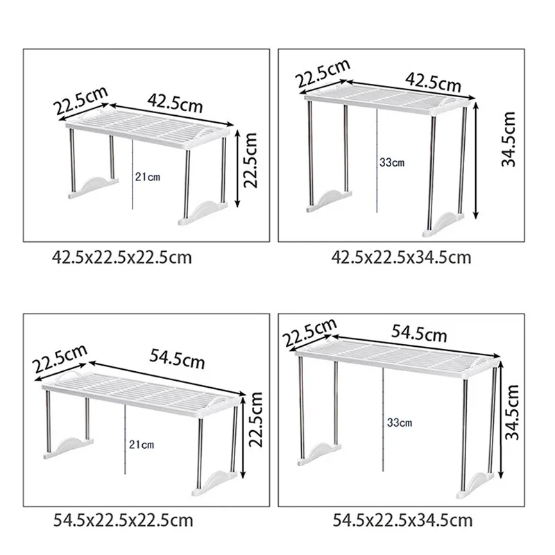 Стеллаж для кухонной посуды над раковиной пластиковый держатель Полка сушки