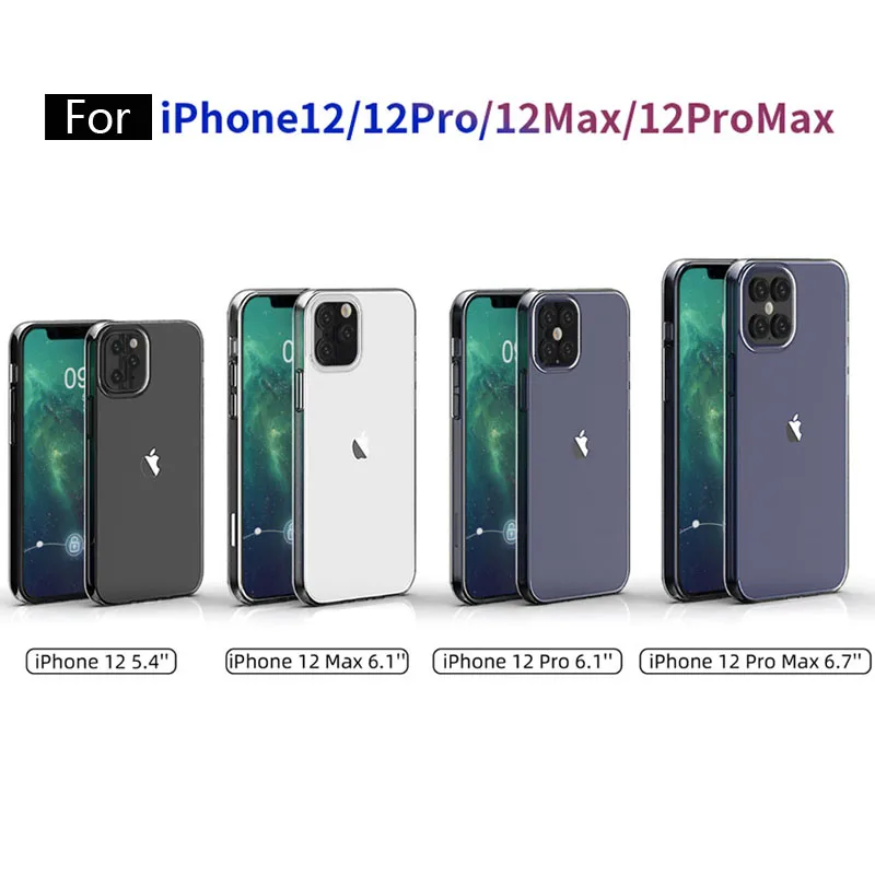 

Ultra Thin Clear Case For iPhone 11 X Xr Xs Max Soft TPU Silicone Case For iPhone 12 11 Pro Max 8 7 6s 6 Plus Case Back Cover