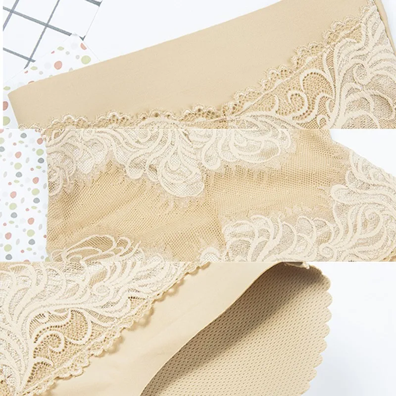 

One Piece Padded Panties Butt Lifter Women Control Panties High Waist Floral Body Shaper Shapewear Black Nude