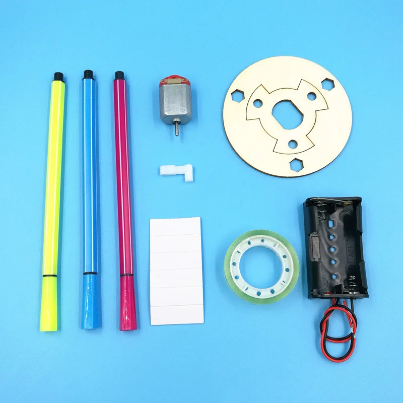 Стебель граффити робот ученики начальной школы делают маленькие технологии