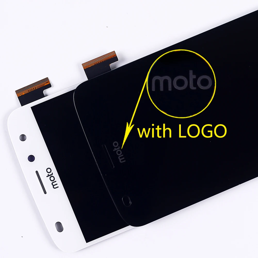 Моторола AMOLED ЖК-дисплей для Moto Z2 Play 5,5 дюйма 1920*1080 Сенсорный экран Сборка дигитайзера Бесплатное закаленное стекло