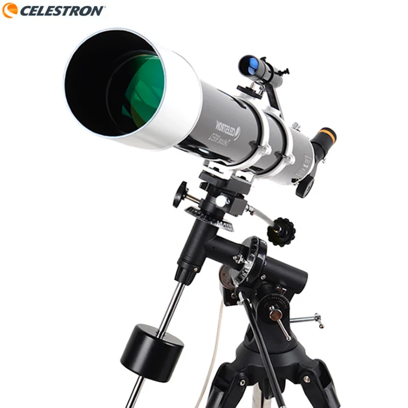 Celestron астрономический Делюкс 90EQ рефракторный телескоп EQ2 экваториальный