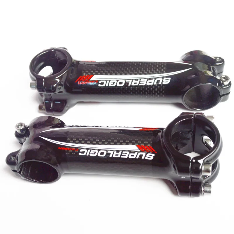 

carbon bicycle stem for MTB road bike parts 3k finish 60-120mm 6degree cycling parts