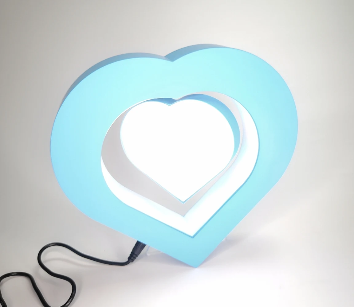 Магнитная левитационная плавающая фоторамка для свадьбы годовщины праздника