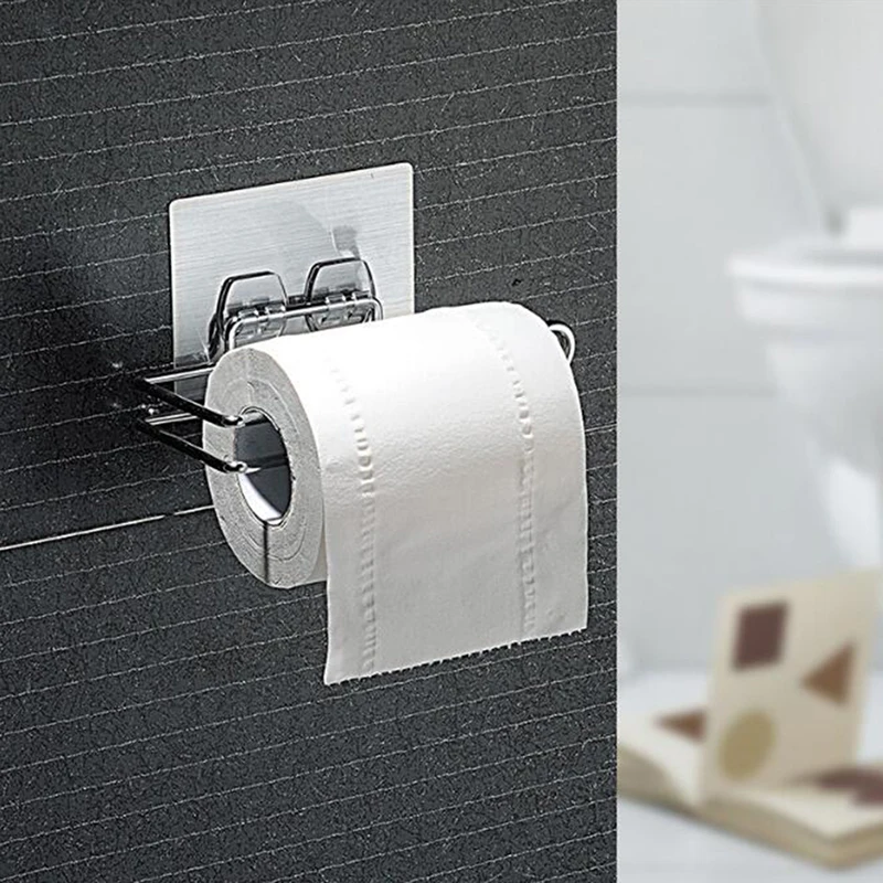 Держатель для туалетной бумаги кухни рулона из нержавеющей стали многоразовая