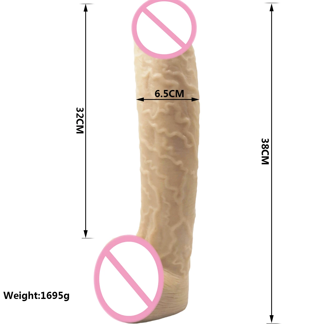 38*6 5 см Супер огромные фаллоимитаторы толстый гигантский фаллоимитатор