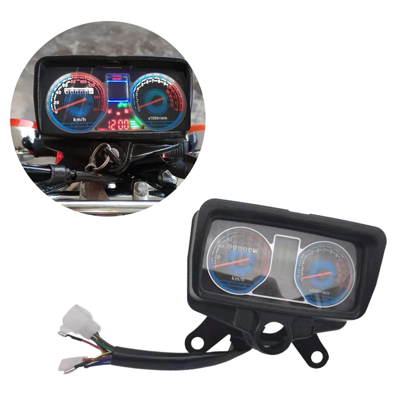 

For Honda CG125 XF150 Motorcycle Backlight Lcd Meter Speedometer Odometer Tachometer Gauge Assembly with USB Interface