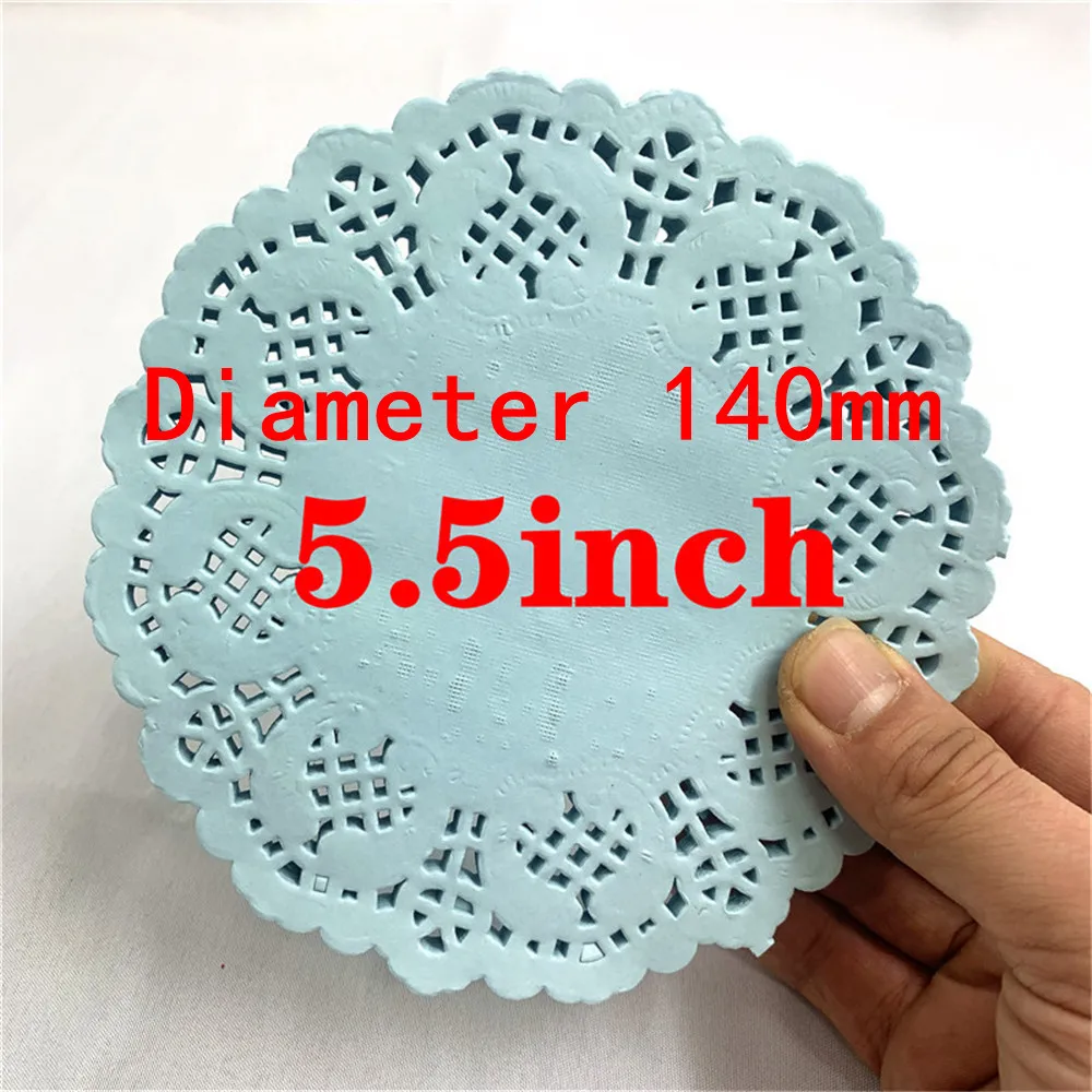 50 шт. 5 дюйма 6 цветов для скрапбукинга розовые винтажные кружевные бумажные