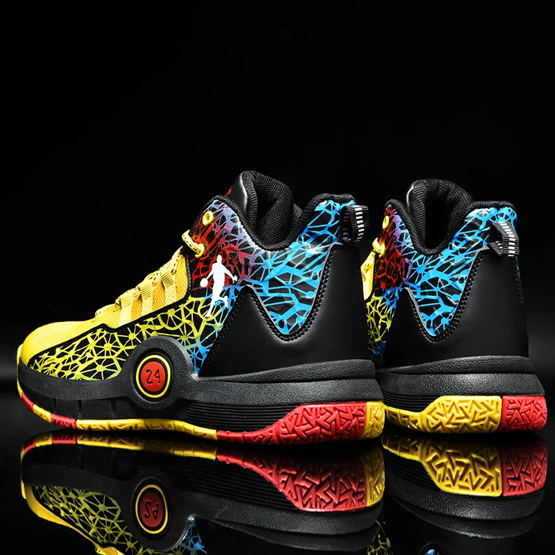 

High-top Men Basketball Shoes for Men Sneakers Breathable Light Basketball Sneakers Outdoor Sport Shoe Male Training Ankle Boots