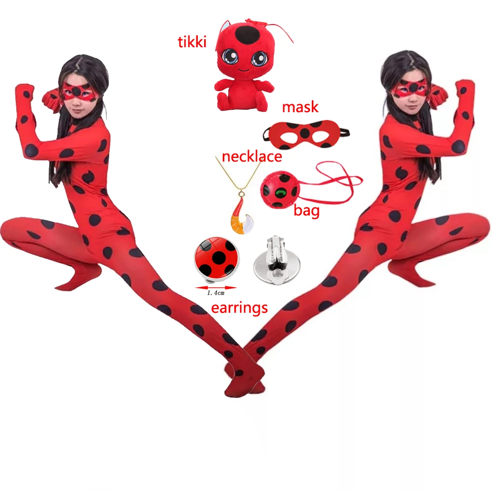 Хэллоуин красный баг Необычные костюмы детская одежда из спандекса детские