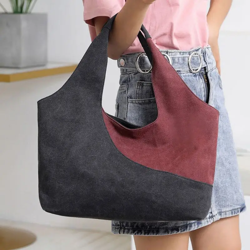 

Women Vintage Canvas Shoulder Bag Lady Top Handle Tote Messenger Satchel Purse J60D