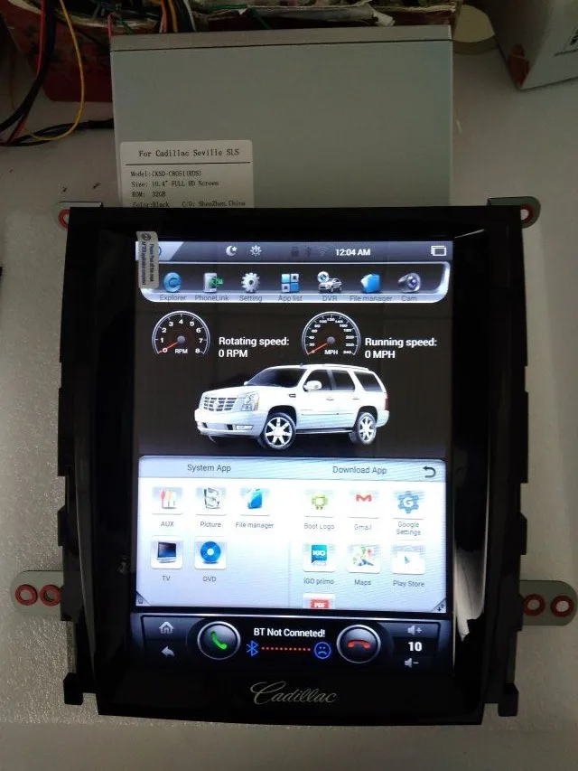 10," мультимедийный плеер для Cadillac Escalade 2007- вертикальный экран Tesla Android автомобильный DVD gps Навигатор Радио аудио плеер