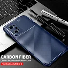 Для Oppo Realme GT Neo 2 Чехол из углеродного волокна Текстура задняя крышка RealmeGT G T Neo2 5G GTNeo2 Защита камеры Жесткий Чехол PC Fundas Coque