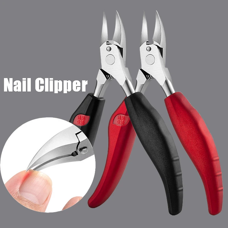 

1PCS Nail Art Nipper Toenail Ingrown Scissor Paronychia Dead Skin Remove Trimming Nail Clipper Manicure Cutters Pedicure Tools