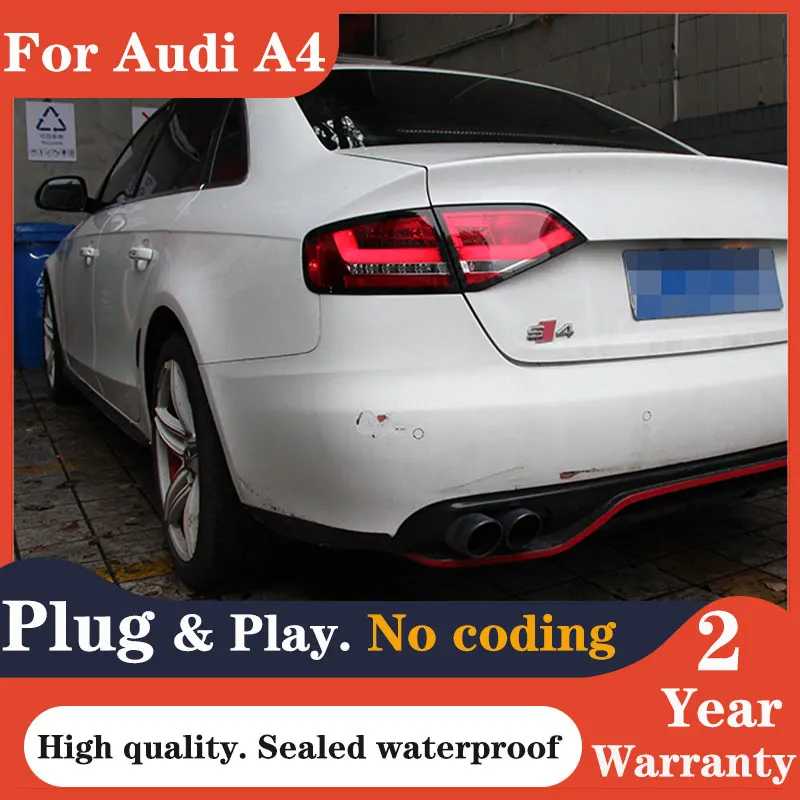 

Car Styling Taillights for Audi A4 B8 LED Tail Light 2009-2012 A4L Tail Lamp DRL Rear Turn Signal Automotive Accessories