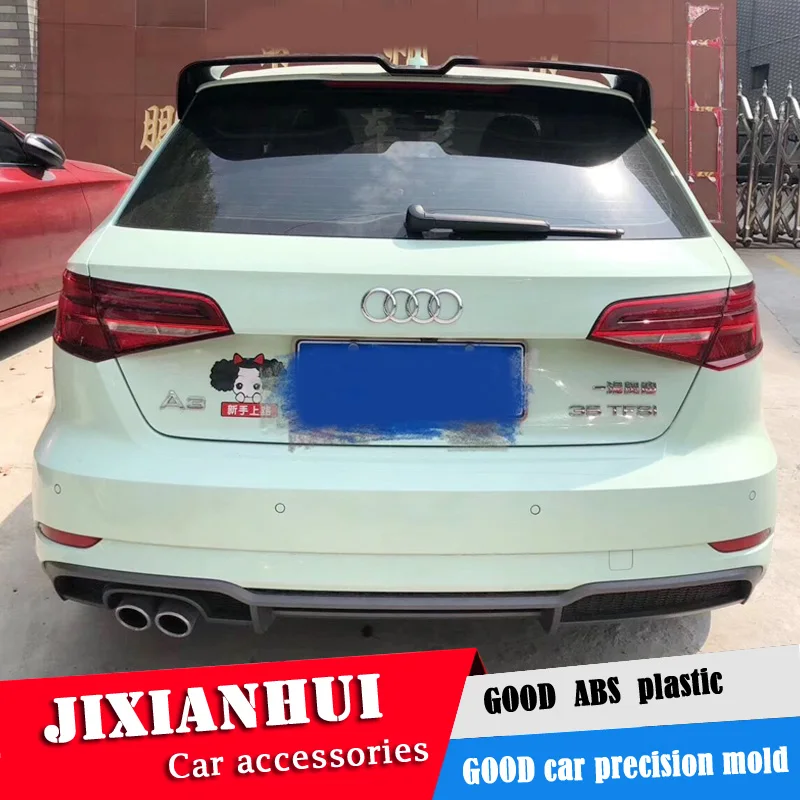 Спойлер для хэтчбека Audi A3 2014 2018 спойлер ADG из АБС пластика цветной задний