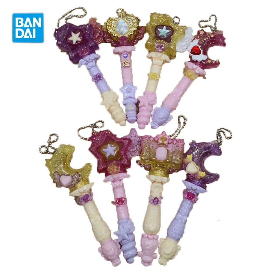 

Bandai Sailor Moon Gashapon Keychains Kawaii Mini Magic Wand Anime Figure Collections Kids Toys PVC Model Pendant Doll Ornaments